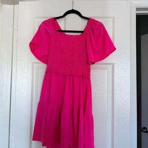 Chic Fuchsia Mini Dress